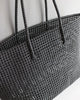 Torba | Handmade Oversized Woven Basket | Black White