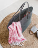 Torba | Handmade Oversized Woven Basket | Black White